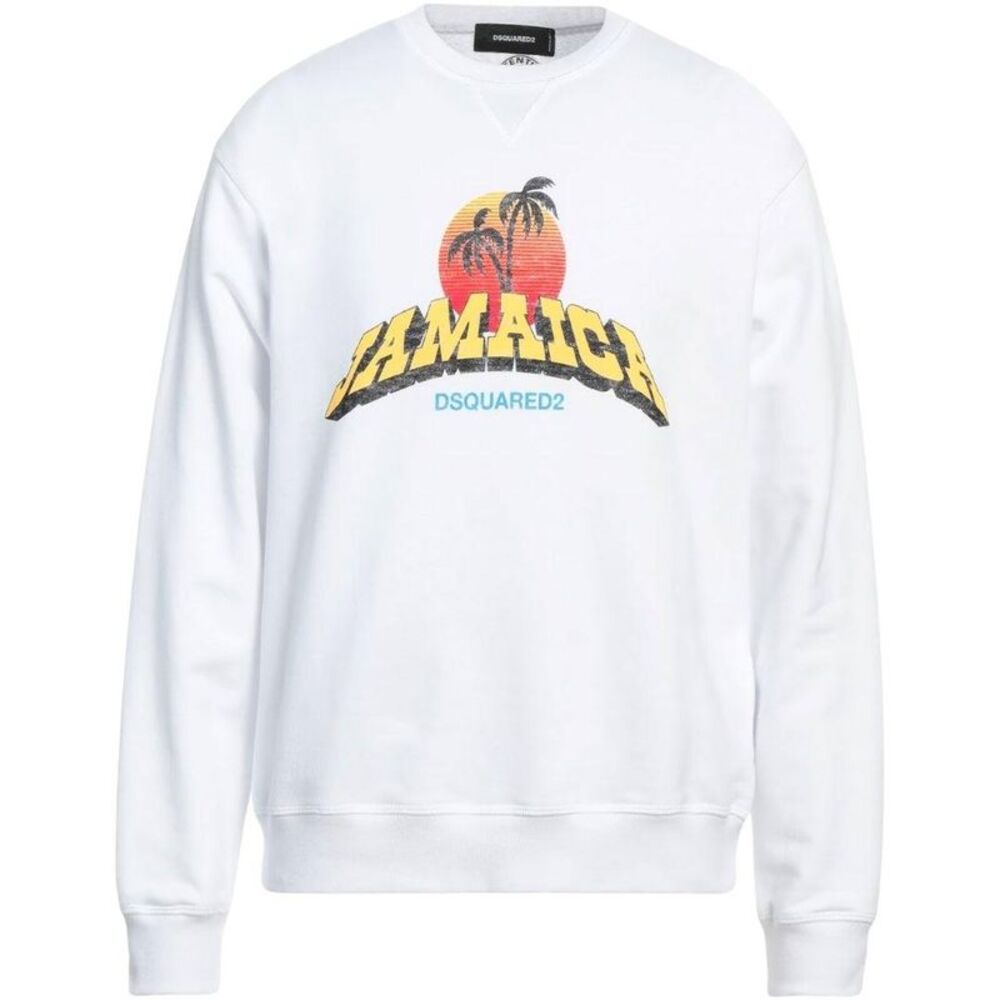 DSquared2 Unisex Adult Jamaica Sweatshirt / White